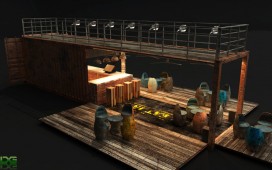 Container bar